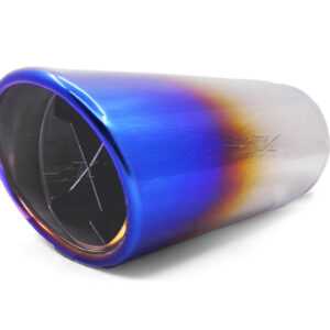 Punta de escape flameada universal compatible con tubos de escape con 35 a 62 mm de diametro.