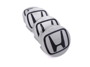 SET DE 4 CENTROS DE RIN COLOR GRIS, DIAMETRO DE 56 MM, HECHO DE PLASTICO ABS, CEJAS INTERIORES PARA SU INSTALACION, LETRAS GRABADAS Y PINTADAS EN COLOR NEGRO.