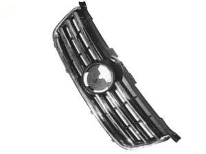 PARRILLA COMPATIBLE CON VOLKSWAGEN CLASICO NEGRO FILO CROMADO GENERICA COMPATIBLE CON MODELOS 2008 A 2015