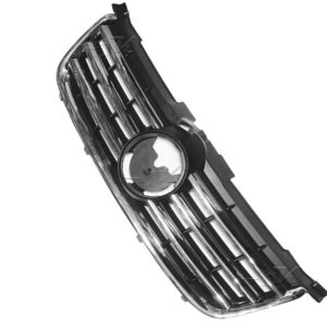 PARRILLA COMPATIBLE CON VOLKSWAGEN CLASICO NEGRO FILO CROMADO GENERICA COMPATIBLE CON MODELOS 2008 A 2015