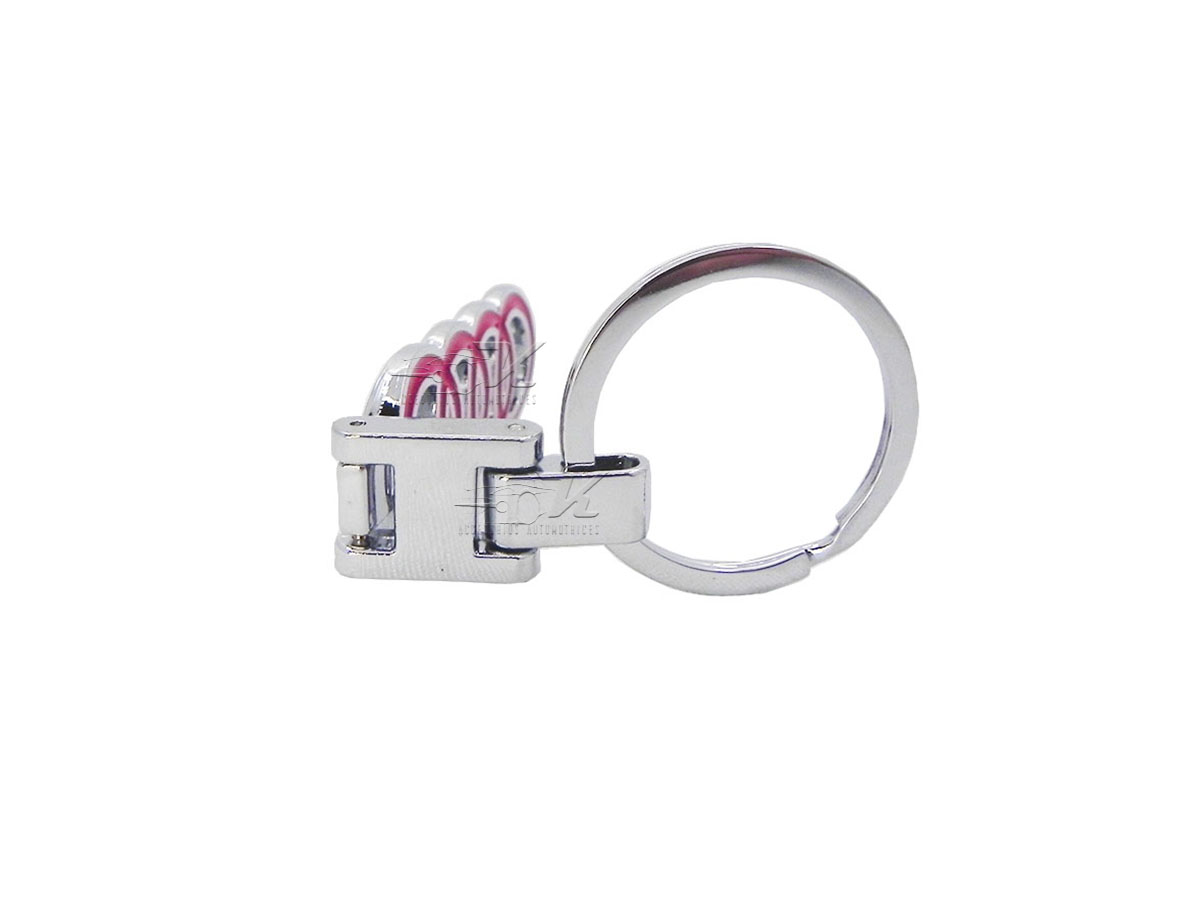 LLAVERO CON MOVIMIENTO ARTICULADO, EDICION PREMIUM AUDI, ACABADO PLATA, LOGO GRABADO, IDEAL PARA LAS LLAVES DEL VEHICULO.