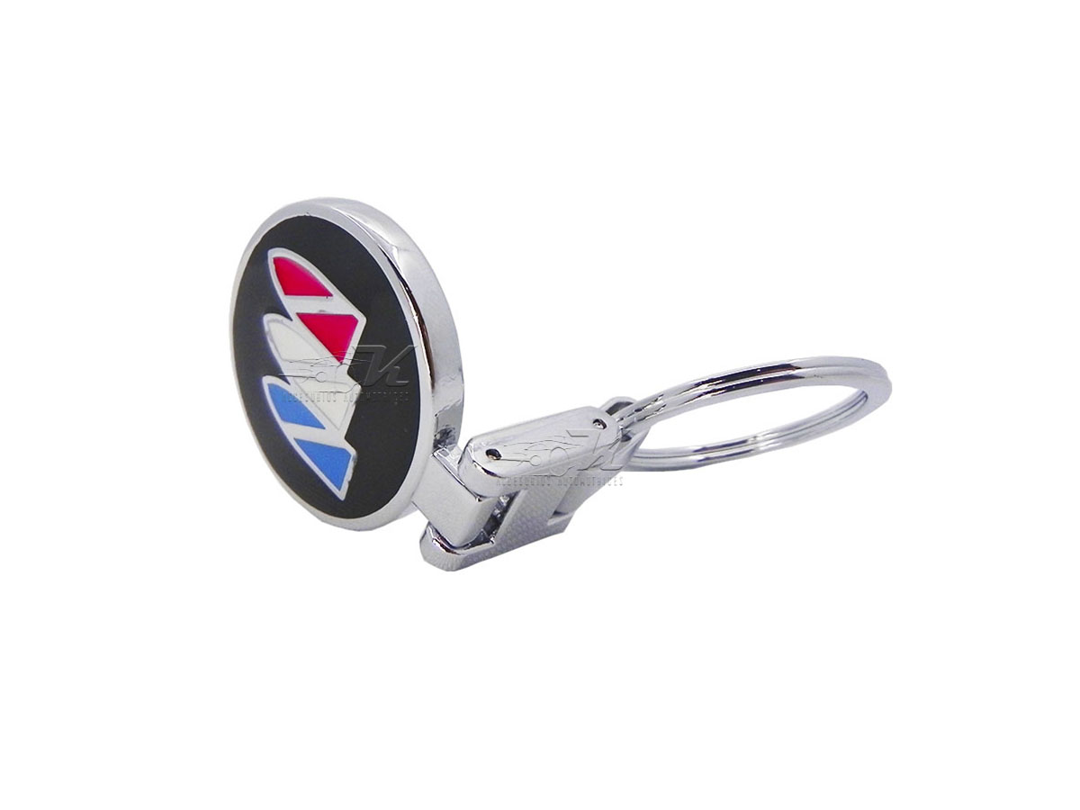 LLAVERO CON MOVIMIENTO ARTICULADO, EDICION PREMIUM BUICK, ACABADO PLATA, LOGO GRABADO, IDEAL PARA LAS LLAVES DEL VEHICULO.