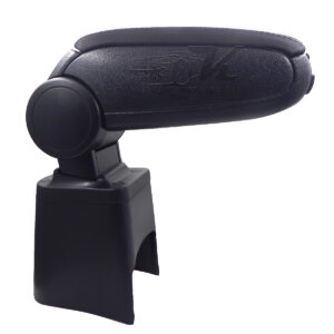 Consola descansabrazos compatible con SEAT Ibiza modelos 2002 a 2009 para instalar sobre la consola original del vehiculo, hecho de plastico ABS con resistencia al uso diario, se recomienda usar solo para descansabrazo no como soporte para moverse al interior del vehiculo, gran capacidad de almacenamiento.