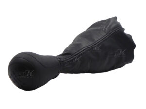 Pomo Original con Funda cubrepolvo en piel genuina para instalar en volkswagen vento y polo, fácil instalación solo se retira la desgastada y se coloca esta de la misma forma.