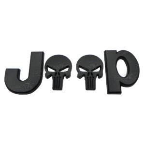 FABRICADO EN METAL, CUENTA CON ADHESIVO PARA SU INSTALACION, IDEAL PARA PERSONALIZAR TU JEEP, MEJORA SU APARIENCIA Y REEMPLAZA EL LOGO DESGASTADO PARA DARLE UNA IMAGEN MAS DINAMICA.