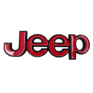 FABRICADO EN METAL, CUENTA CON ADHESIVO PARA SU INSTALACION, IDEAL PARA PERSONALIZAR TU JEEP, MEJORA SU APARIENCIA Y REEMPLAZA EL LOGO DESGASTADO PARA DARLE UNA IMAGEN MAS DINAMICA.