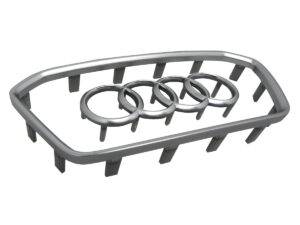 Fabricado en plástico ABS con recubrimiento en color gris satinado, reemplzao generico ideal para actualizar tu logo actual. Calidad garantizada.