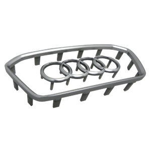 Fabricado en plástico ABS con recubrimiento en color gris satinado, reemplzao generico ideal para actualizar tu logo actual. Calidad garantizada.