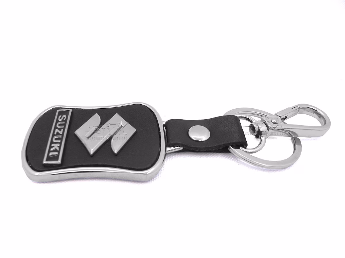 Llavero Suzuki de Lujo Vinipiel con Metal Cromado Uso Rudo y Alta Resistencia - Image 5