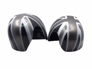 Set Cubre Espejos Union Jack Grey para Mini Cooper 2020-2025
