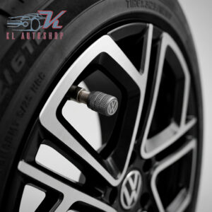 Set de Tapones para Válvula de Llanta Volkswagen Aluminio (4 Piezas) - KL Autoshop